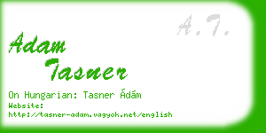 adam tasner business card