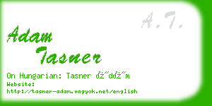 adam tasner business card